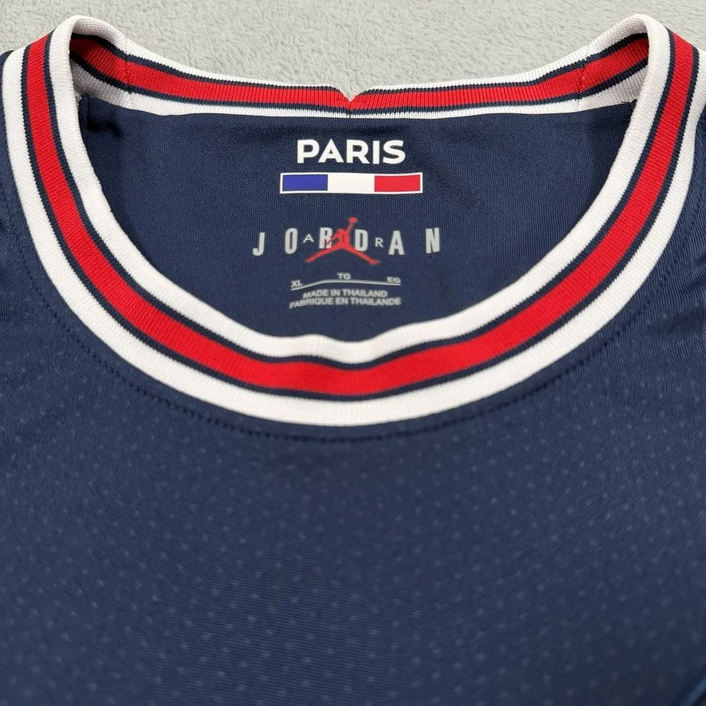Nike Jordan x Paris Saint-Germaine Fourth Soccer Jersey Mens XL Mbappe #7